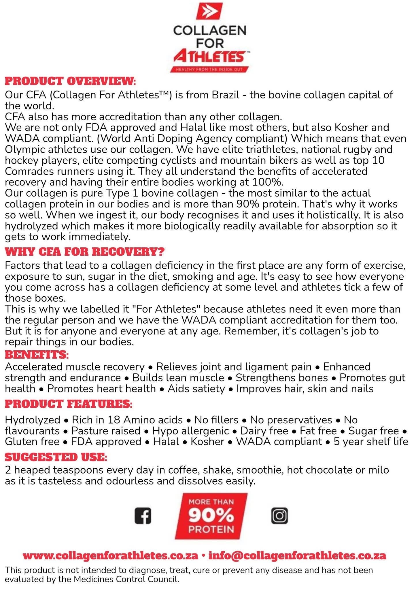 Collagen For Athletes 200g